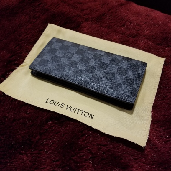 Louis Vuitton graphite Damier Brazza wallet! - Picture 2 of 8